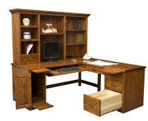 Mission Computer L-Desk w Return (LA-73)